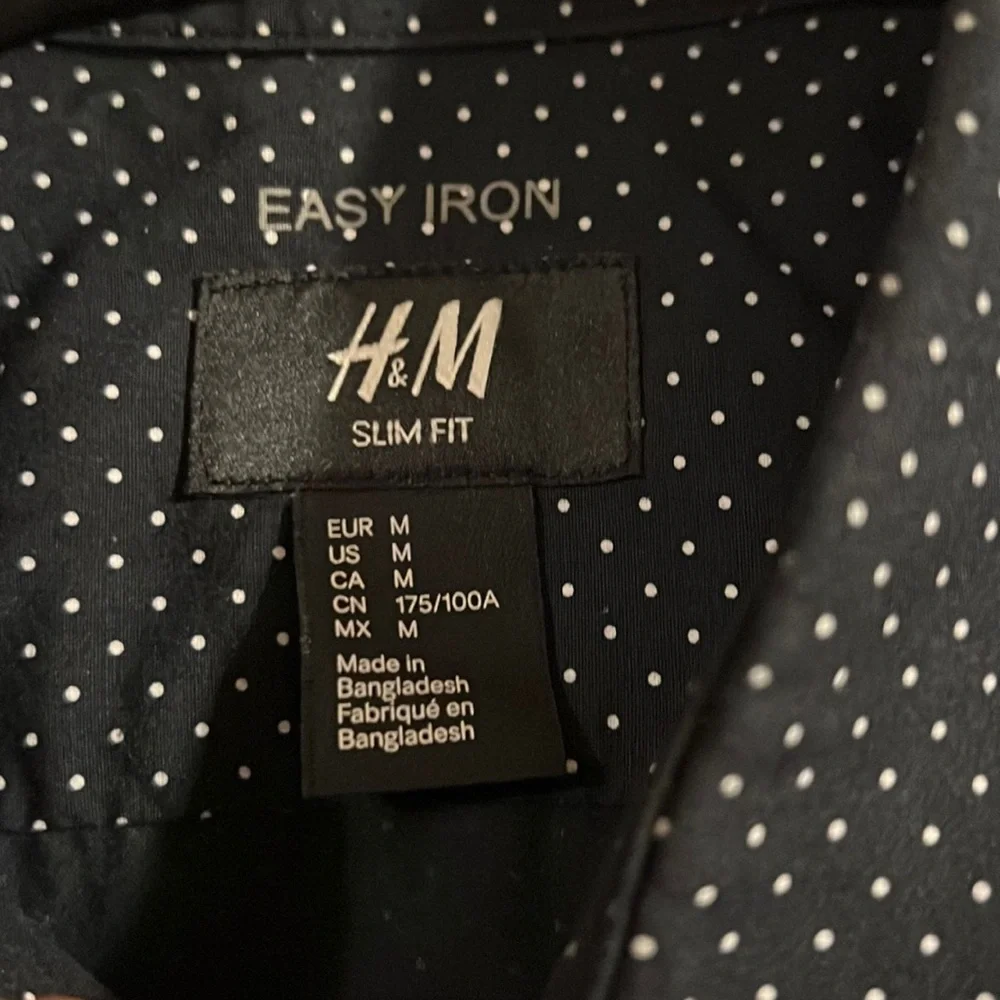 Navy Blue Button Up - Picture 2 of 3